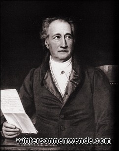 Johann Wolfgang von Goethe.