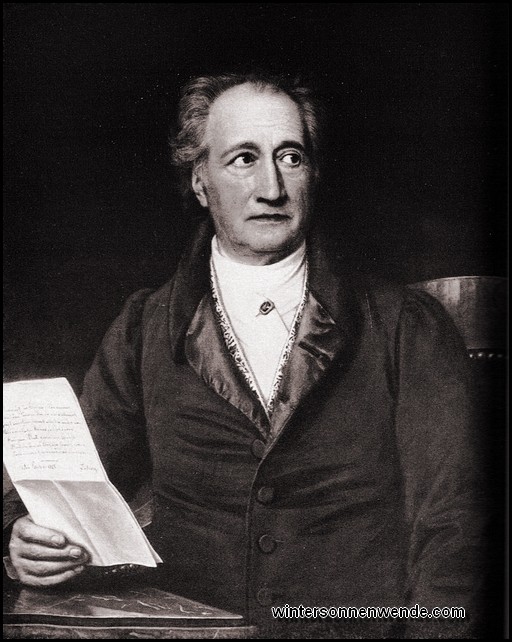 Johann Wolfgang von Goethe.