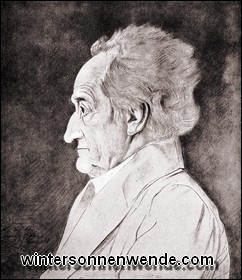 Goethe im Alter von 77 Jahren.