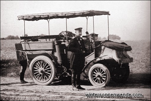 Hindenburg als Kommandierender General des IV. Armeekorps.