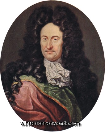 Gottfried Wilhelm Leibniz.