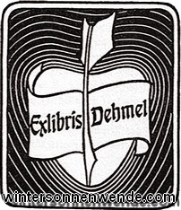 Exlibris Richard Dehmels.