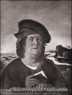 Theophrast Bombast von Hohenheim, gen. Paracelsus.