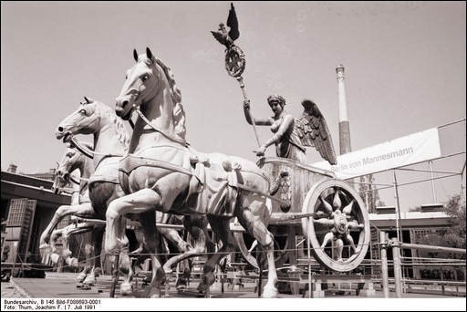 Die Quadriga des Brandenburger Tores.