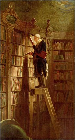 Der Bücherwurm.