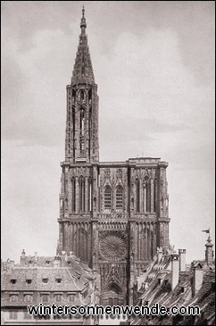 Das Münster zu Straßburg.