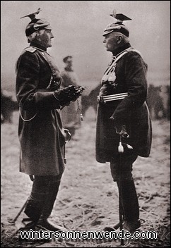 Graf Zeppelin in der Uniform seines Stuttgarter Ulanen-Regiments.