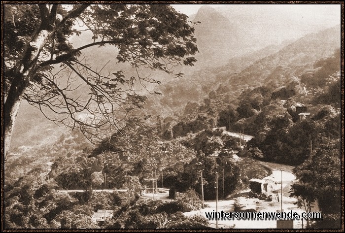 Die weltbekannte Autorennstraße Gavea in der Nähe von Rio de Janeiro
baute eine deutsche Firma.