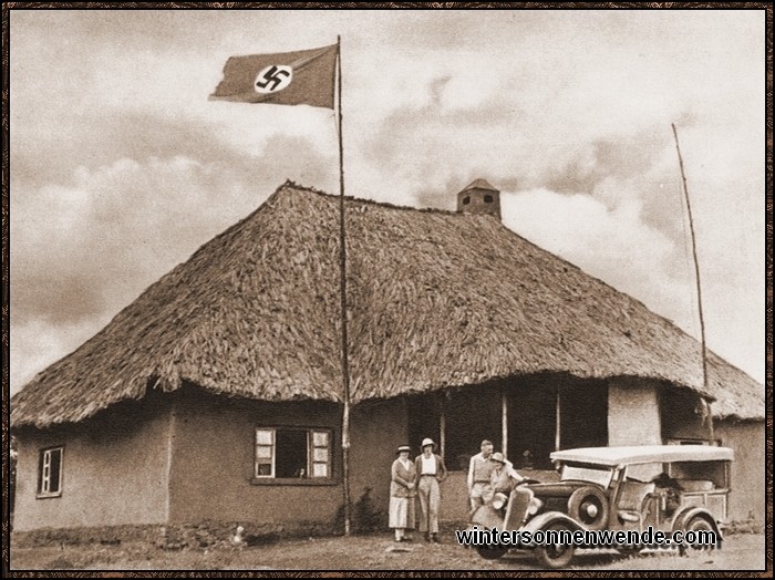 Ein deutsches Farmhaus mitten in einem der einsamsten Gebiete Afrikas.