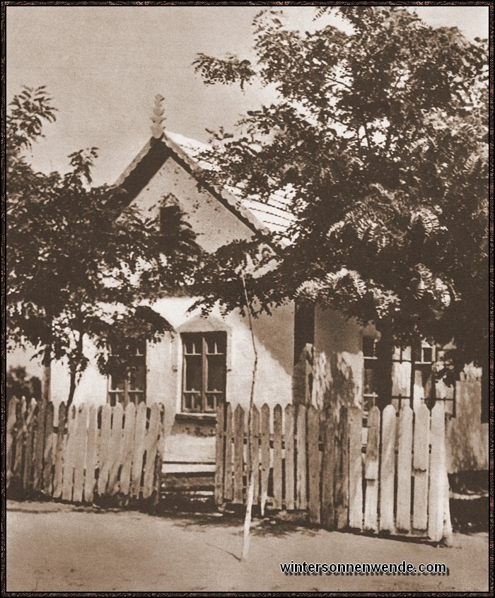 Ein deutsches Kolonistenhaus in Mangea Punar, in der rumänischen
Dobrudscha.