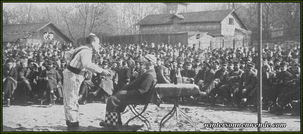 Theatervorstellung im Lager Stuttgart II.