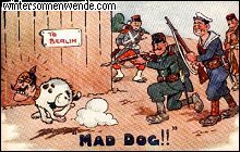 mad dog = tollwütiger Hund