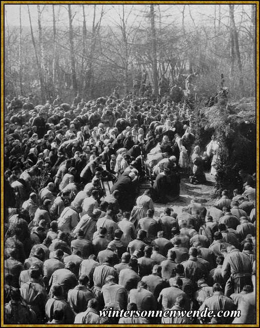 Feldmesse am Ostersonntag in Polen.