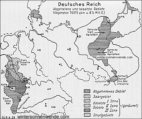 Abtretungsgebiete und besetzte Gebiete