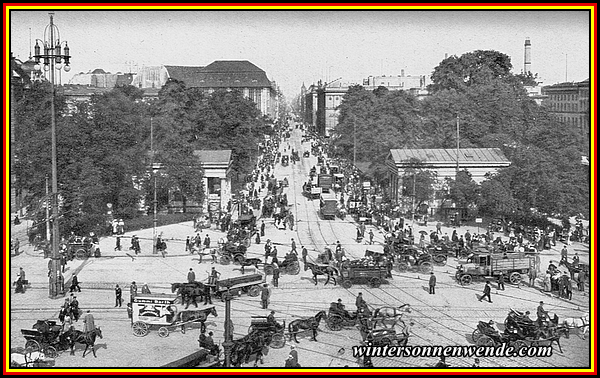 Verkehrsstreik in Berlin, Anfang 1919.