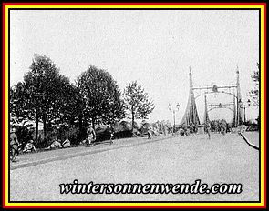 Bernertbrücke in Ratibor unter italienischem Schutz.