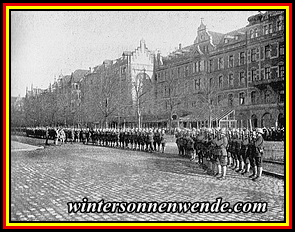 Französische Truppenparade in Danzig.