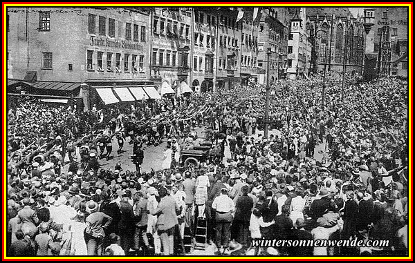 Nationalsozialistischer Parteitag 1.–5. August 1929 in Nürnberg.