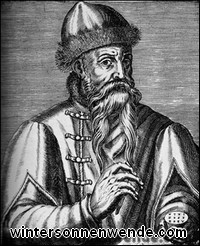 Johannes Gutenberg.