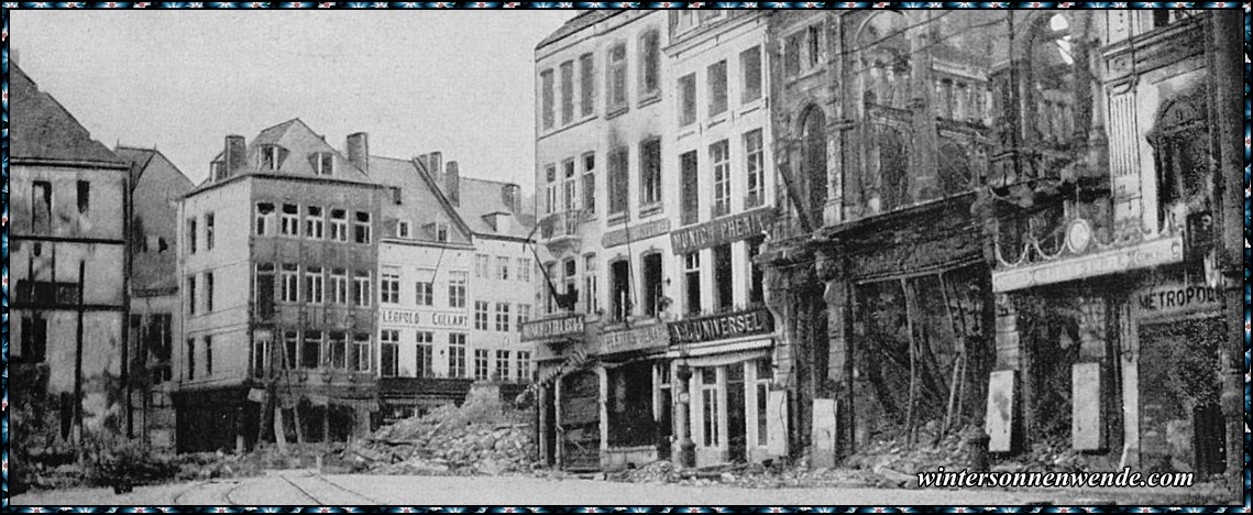 Der Rathausplatz in Namur.