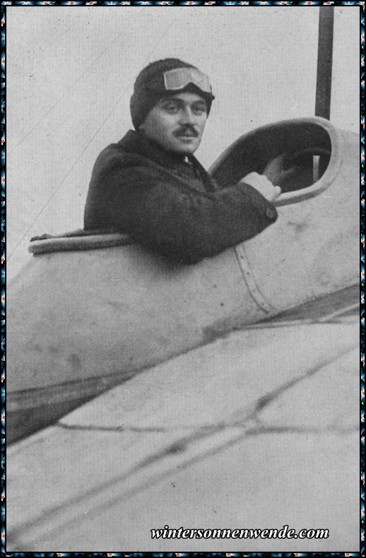 Fliegerleutnant Hellmuth Hirth.