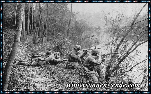 Schleichpatrouille an der Aisne.