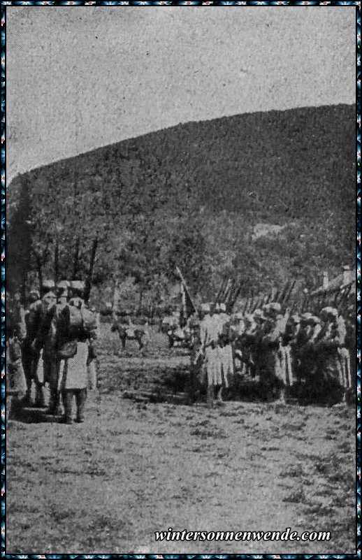 Parade vor Joffre.