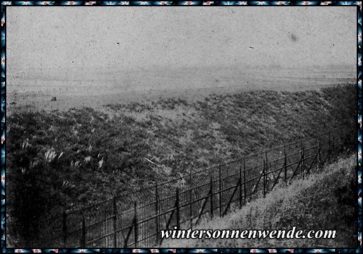 Blick auf den Festungswall der Festung Rozan.