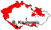 Lage von Böhmisch Krummau