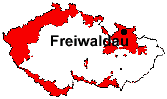 Lage von Freiwaldau