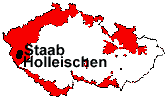 Lage von Holleischen und Staab