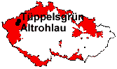 Lage von Tüppelsgrün und Altrohlau