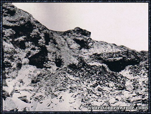 Trümmer des Forts Douaumont.