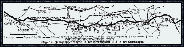 Französischer Angriff in der Herbstschlacht 1915