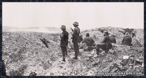 Angriff auf den Chemin des Dames. Befehlsstand bei Berry au Bac.