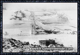 Winterstellungen an der Zwinin-Höhe.