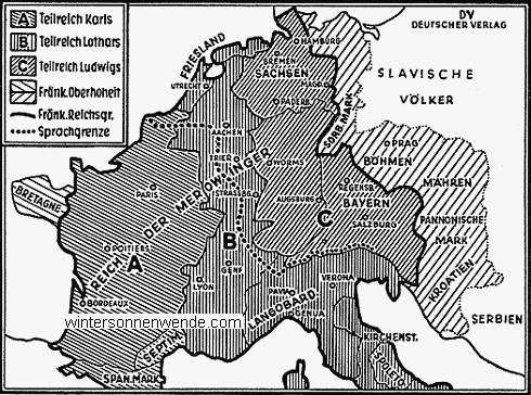 Das erste Deutsche Reich in seiner größten Ausdehnung