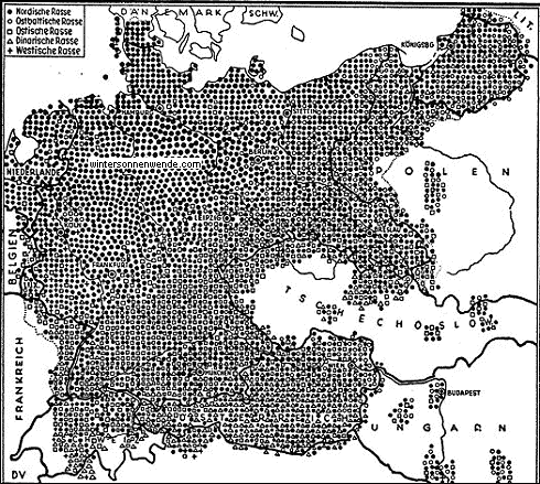 Die Verteilung der Rassen in Deutschland