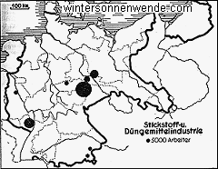 Die Zentren der Stickstoff- und Düngemittelindustrie