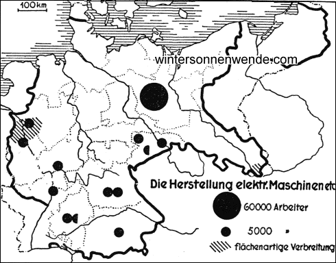 Die Herstellung von elektrischen Maschinen, Apparaten, Anlagen usw.