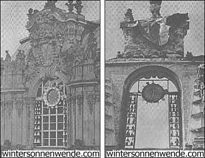 Dresden 
before and after