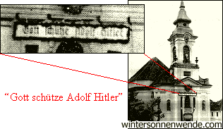 Gott schütze Adolf Hitler! God save Adolf Hitler!