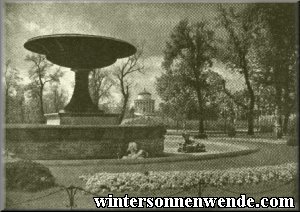 Fountain in the Saxon Garden.