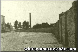 Wall enclosing the Jewish Residential Quarter in Warsaw.