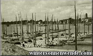 Sailboats on the Vistula, Warsaw.