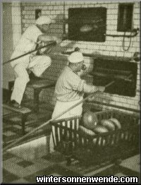 Mechanized bakery in Warsaw.